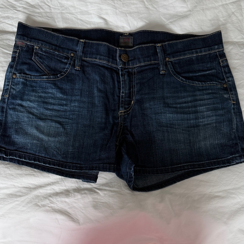 Citizens Of Humanity Dark Blue Jean Shorts
